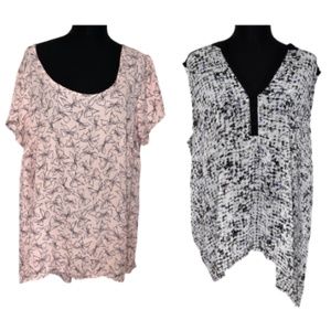 Torrid Tops Blouses Bundle of 2 Size 1 (1X)‎